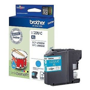 ראש דיו Brother LC22UC כחול מקורי