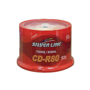 חבילת דיסקים לצריבה Silver Line CD-R80 X52