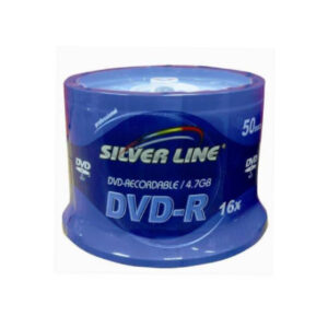 חבילת דיסקים לצריבה Silver Line DVD-R X16