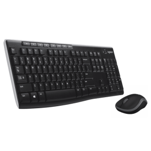 סט מקלדת ועכבר אלחוטיים Logitech MK270
