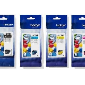 סט 4 ראשי דיו BROTHER LC426XL מקורי