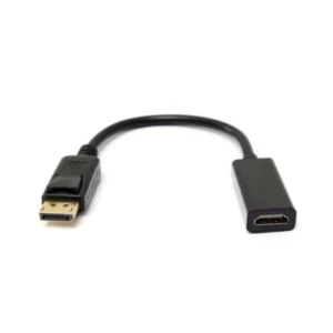 כבל מתאם אקטיבי DISPLAYPORT ל-HDMI נקבה תומך אודיו ו-4K@60HZ