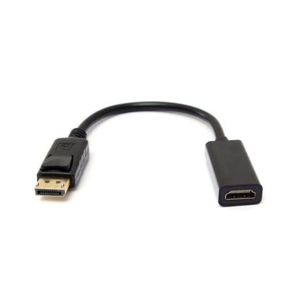 כבל מתאם אקטיבי DISPLAYPORT ל-HDMI נקבה תומך אודיו ו-4K@60HZ
