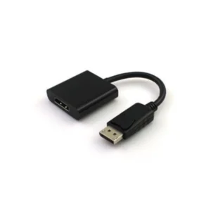 כבל מתאם קצר DISPLAYPORT זכר - HDMI נקבה תומך אודיו ו-4K@30HZ