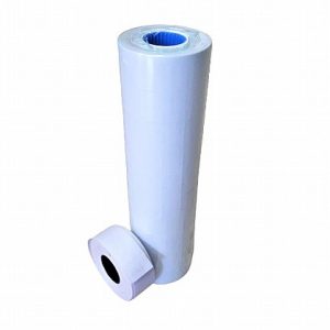 מדבקות לאקדח מחירים לבן 2 שורות (10 גלילים)