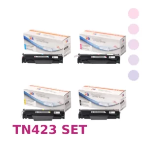 סט 4 ‏טונרים Brother TN423 צבעוני תואם