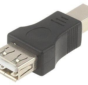 מתאם USB B זכר - USB A נקבה