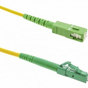 כבל גישור אופטי SIMPLEX SINGLE MODE LC/APC SC/APC