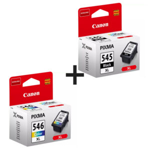 זוג ראשי דיו Canon PG545XL PG546XL שחור וצבעוני מקוריים