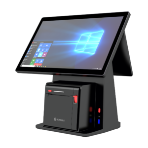 מחשב קופה מגע אנדרואיד SCANGLE POS D2-PRO עם מדפסת תרמית מובנית ברוחב 80 מ"מ