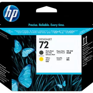 ראש הדפסה HP 72 DesignJet (C9384A) שחור מט וצהוב מקורי