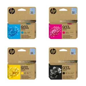 סט 4 ראשי דיו מקוריים HP 937e EvoMore