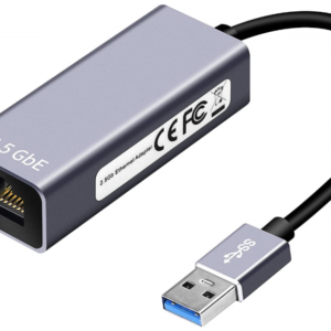 מתאם USB3.0 - LAN RJ45 תומך 2.5G