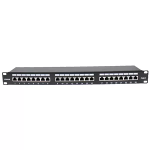 פאץ' פאנל לארון שרתים Luggar Patch Panel CAT6 24Ports STP