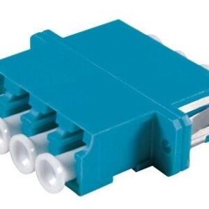 מתאם LC/UPC SM קוואד נקבה-נקבה לפאנל צבע כחול