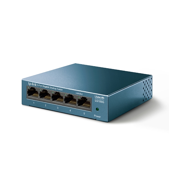 מתג שולחני מתכתי TP-Link LS105G