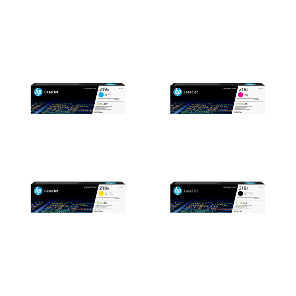 סט 4 טונרים HP 219A מקורי