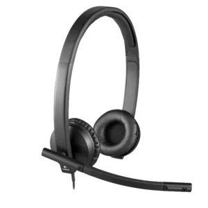 אוזניות סטריאו עם מיקרופון Logitech USB H570e