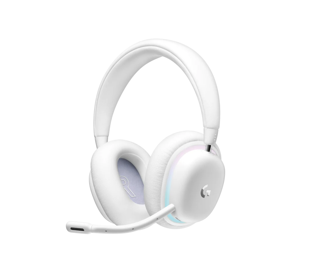 אוזניות גיימינג אלחוטיות Logitech G735 צבע לבן