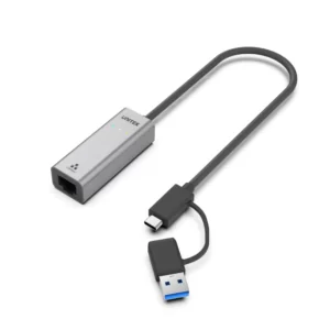 מתאם רשת משולב USB ו-USB Type C במהירות 2.5GB ג'יגהבייט UNITEK