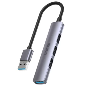 מפצל 4 פורט USB-A בחיבור UNITEK 4-in-1 USB-A