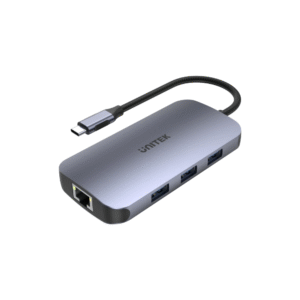 מפצל בחיבור USB עם כניסת USB/USB-C ורשת
