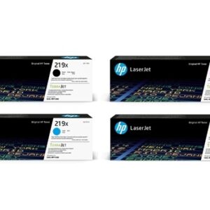 סט 4 טונרים HP 219X מקורי