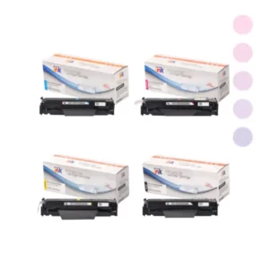 סט 4 טונרים HP 212X תואם