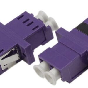 מתאם LC/UPC MM OM4 דופלקס נקבה נקבה לפאנל צבע סגול