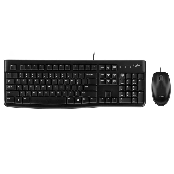 סט מקלדת ועכבר חוטי Logitech MK120