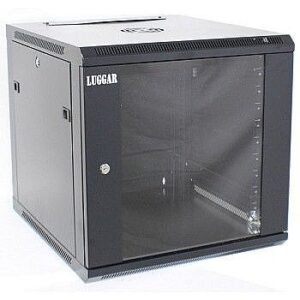 ארון תקשורת LUGGAR HI-10U-600-B Black