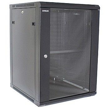 ארון תקשורת LUGGAR HI-15U-600 Black