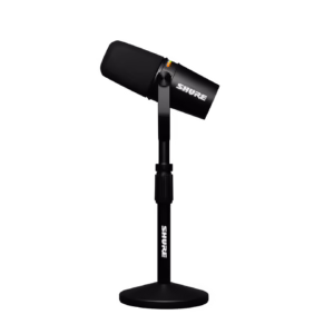 מיקרופון שולחני פודקסט גיימינג SHURE MV7+ USB / XLR