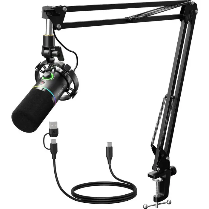 מיקרופון דינמי מקצועי Maono PD200XS USB/XLR
