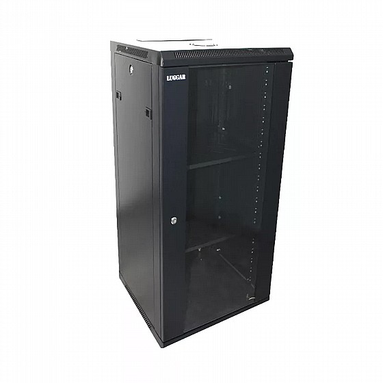 ארון תקשורת LUGGAR HI-25U-500-MB Black