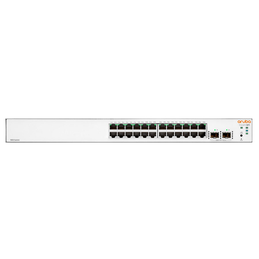 מתג מתכת HPE Aruba Networking Instant On Switch 24p Gigabit 2p SFP 1830