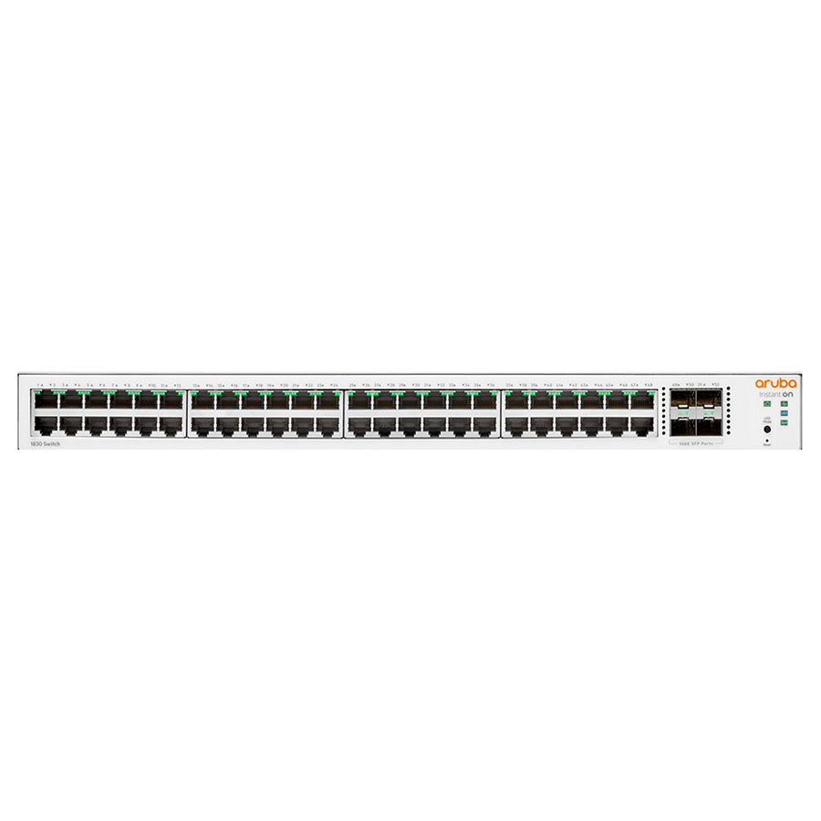 מתג מתכת HPE Aruba Networking Instant On Switch 48p Gigabit 4p SFP 1830