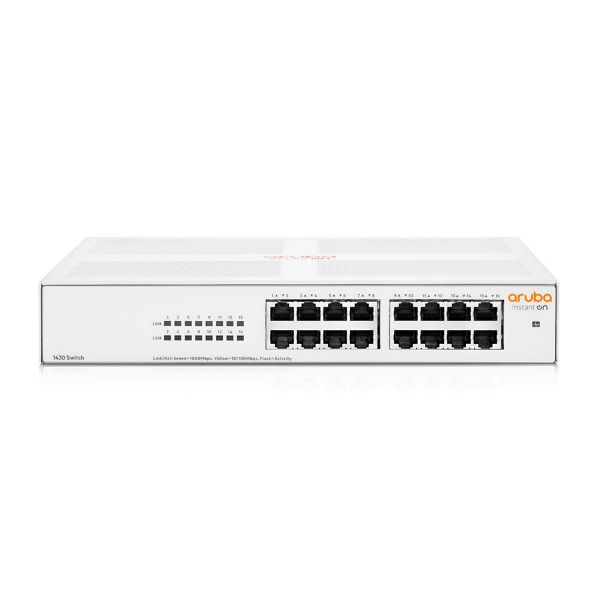 מתג מתכת HPE Aruba Networking Instant On Switch 16p Gigabit 1430
