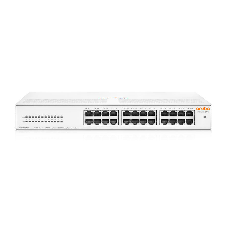 מתג מתכת HPE Aruba Networking Instant On Switch 24p Gigabit 1430
