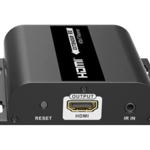 מרחיק ומפצל HDMI ו-IR על CAT6/5E עד 120 מטר (מקלט בלבד)