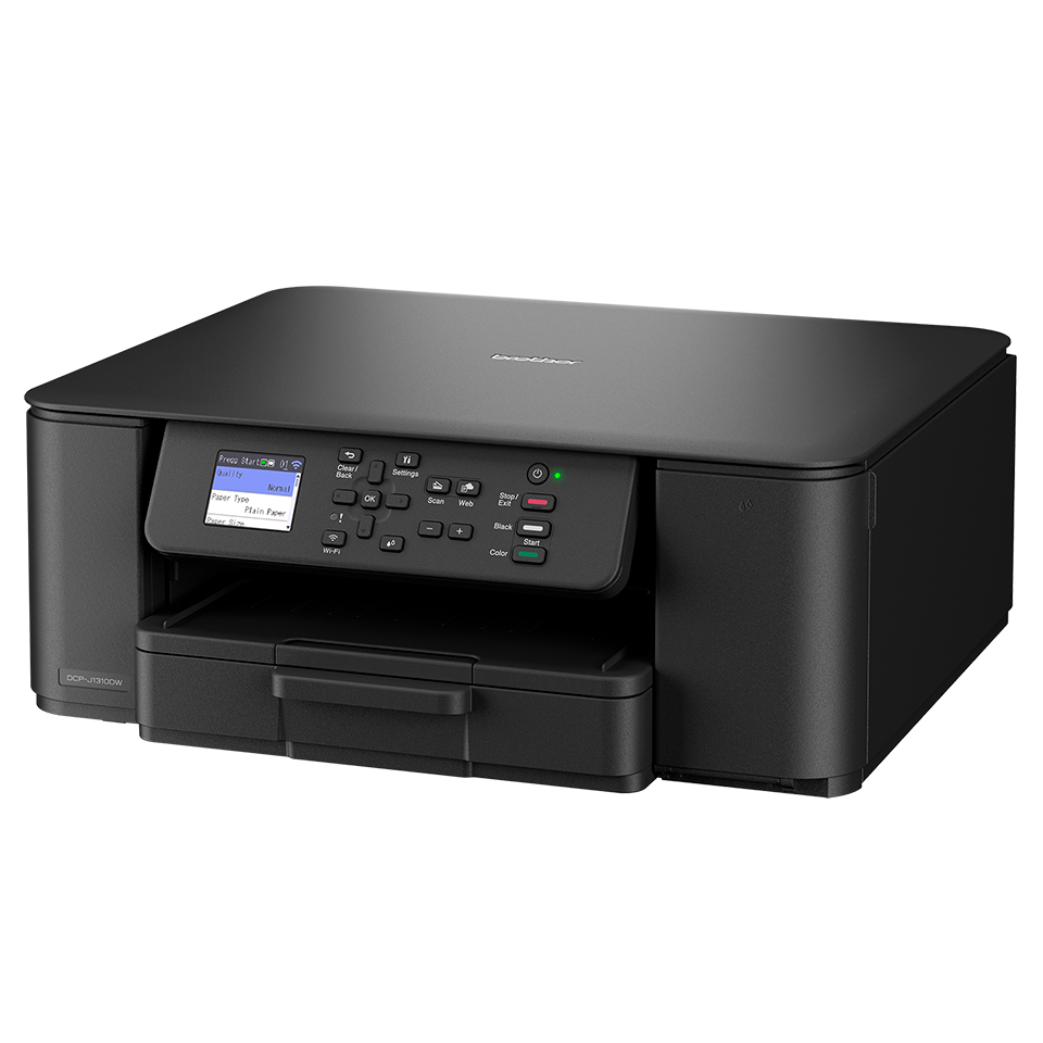 מדפסת הזרקת דיו קומפקטית משולבת אלחוטית Brother DCP-J1310DW