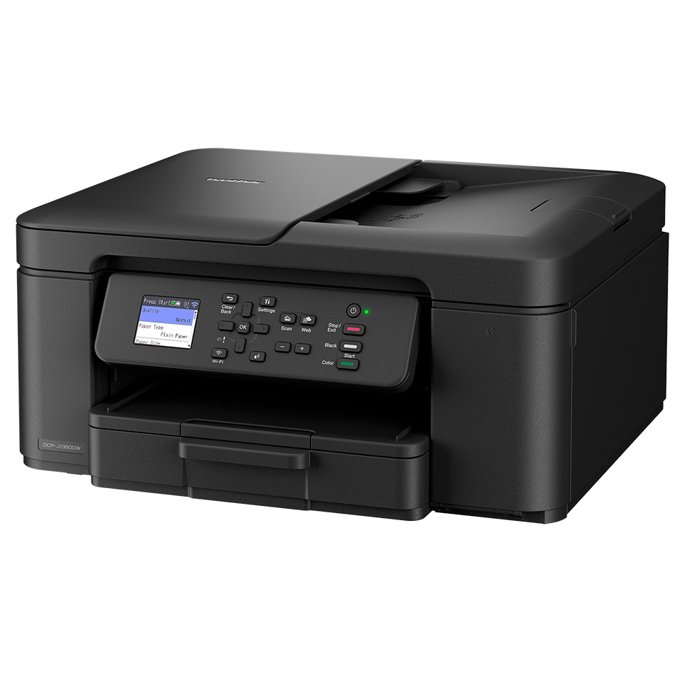 מדפסת הזרקת דיו קומפקטית משולבת אלחוטית Brother DCP-J1360DW