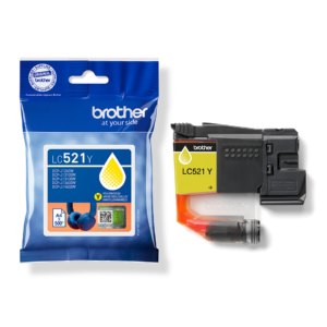ראש דיו Brother LC521Y צהוב מקורי