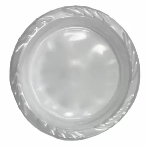 צלחת 10 פלסטיק ארוז 20 יחידות - שקוף