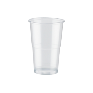 קרטון כוסות פלסטיק לבירה 330 מ"ל / 11oz - שקוף