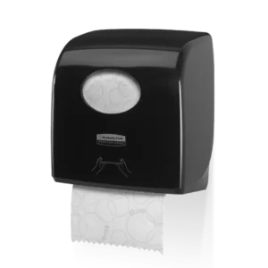 מתקן Aquarius Slimroll למגבות ידיים בגליל עם מתאמים (PBS) - צבע שחור