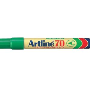 12 יחידות טושים סימון פרמננט ארטליין Artline 70 ראש עגול - ירוק