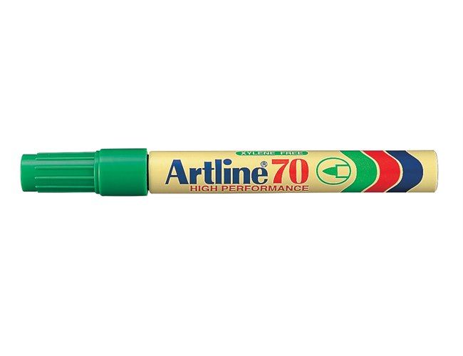 12 יחידות טושים סימון פרמננט ארטליין Artline 70 ראש עגול – ירוק