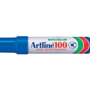 12 יחידות טושים סימון פרמננט ארטליין Artline 100 ראש קטום - כחול