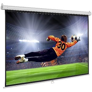 מסך הקרנה ידני עלייה איטית 244×244 ס"מ 1:1 Innova